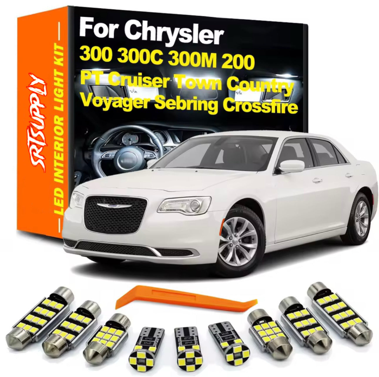 Chrysler 300 & 300C LED Interior Light Kit 2011-2020 | Bright White Cabin Upgrade