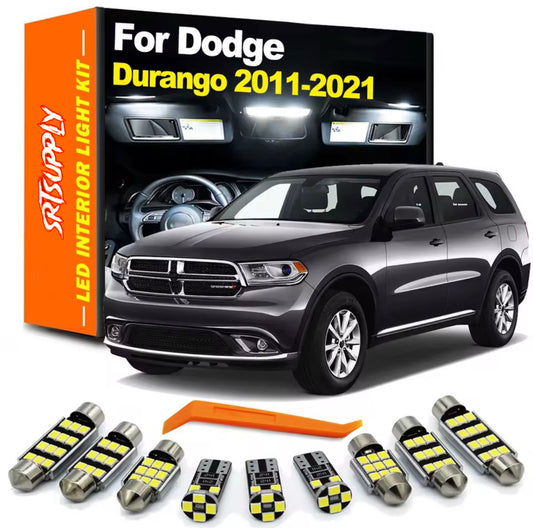 Dodge Durango 2011-2021 LED Interior Light Kit | 6000K Ultra Bright White Upgrade