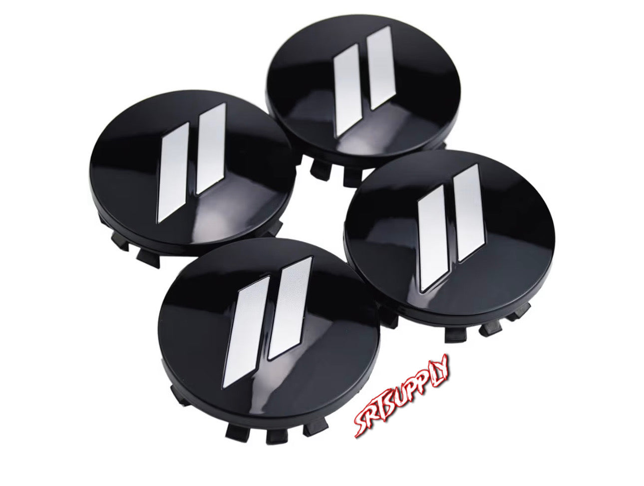 Dodge Wheel Center Caps (Set of 4) – 63mm Snap-In Hub Covers